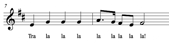 Staff: Musical Example