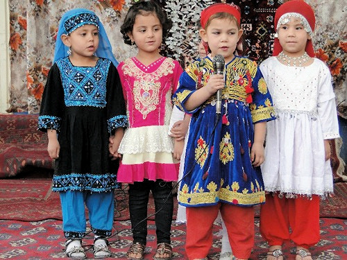 Photo: Performing in Kunduz